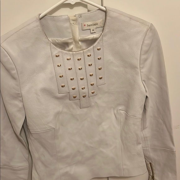 SemSem Leather top - Picture 2 of 3